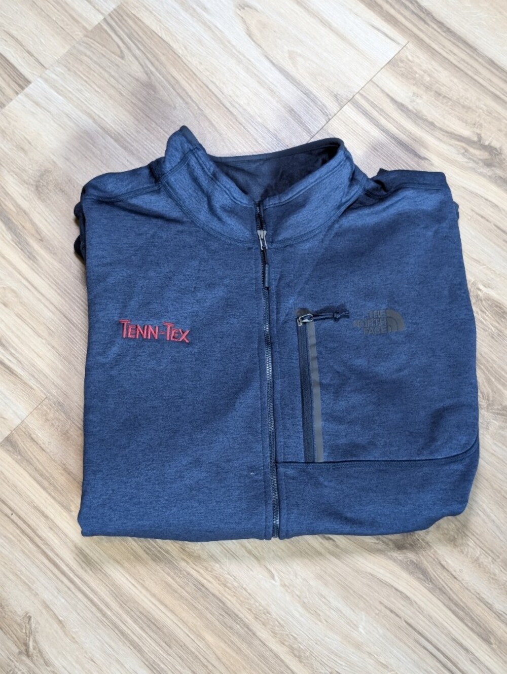 The North Face Windwall Soft Shell Fleece Tenn-Tex Blue Full Zip JacketMen's XX